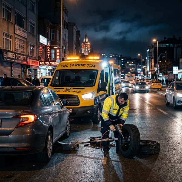 Şanlıurfa Merkezde 7/24 Acil Lastik Yol Yardım Hizmeti